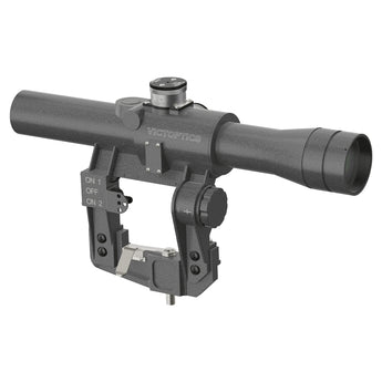 Cannocchiale VictOptics SVD Dragunov 4x24 FFP — Nero