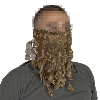Passamontagna Kicking Mustang Ultra-Lite Face Cover — Marrone