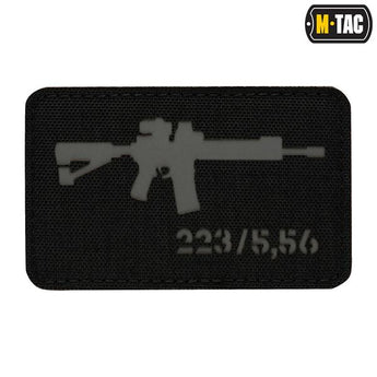 M-Tac patch AR-15 223/5,56 Laser Cut Ranger-M-Tac-Black/Grey-