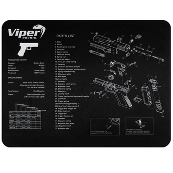 Pistol Mat (Glock 17)-Viper Tactical-