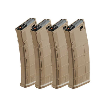 Set 4 Caricatori M4 Poly Mag 220 bbs FDE-POSEIDON-