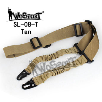 Tactical 1-point bungee sling, TAN-Wosport-