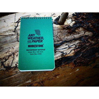 Taccuino Modestone All Weather Notebook 76x130 mm — Verde-Modestone-