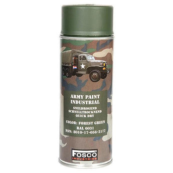 ARMY camouflage paint spray 400 ml FOREST GREEN-FOSCO-