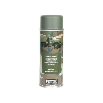 ARMY camouflage paint spray GREEN ENGLISH-FOSCO-