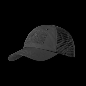 Copricapo Helikon-Tex BBC Vent Cap PolyCotton Ripstop — Black-Helikon-Tex-