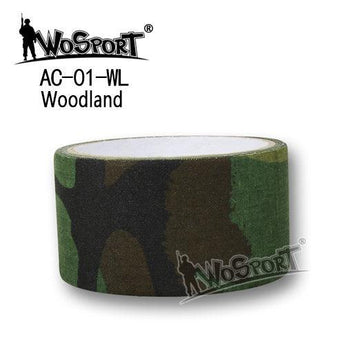 Mimetizzazione arma Wosport Fabric Tape — Woodland-Wosport-