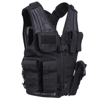 Children tactical vest BLACK-ROTHCO-