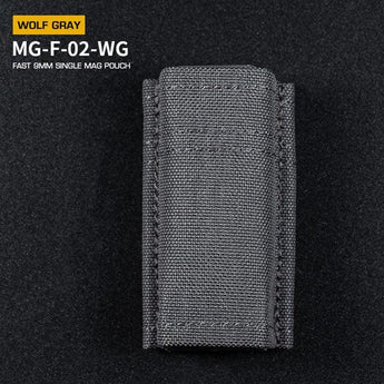 FAST Type 9mm Magazine Pouch - Grey-Wosport-