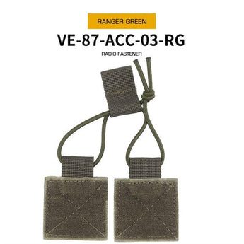Fastener with velcro for open pouch - Ranger Green-Wosport-