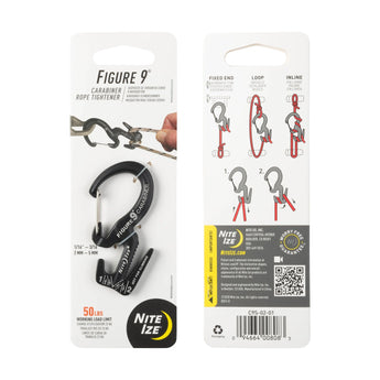 FIGURE 9 CARABINER ROPE TIGHTENER in metal color - small S-NITE IZE-
