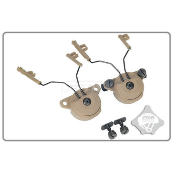 FMA EXFIL Headset and Helmet Rail Adapter Set GEN1 - DE-FMA-