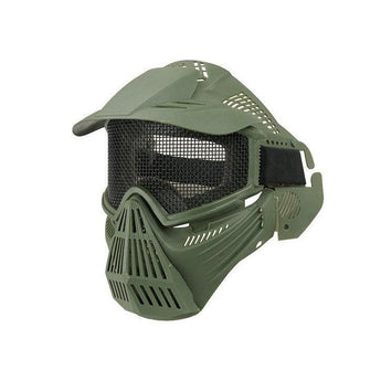 Full face Transformers Leader Mesh Mask V1 ( Olive )-Wosport-