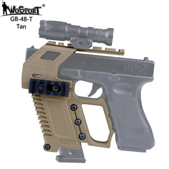 GB-48 Rail Base Loading Device for G17 / G18 / G19 ( TAN )-Wosport-