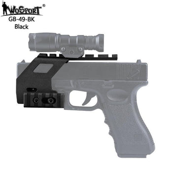 GB-49 Rail Base System for G17 / G18 / G19 ( Black )-Wosport-