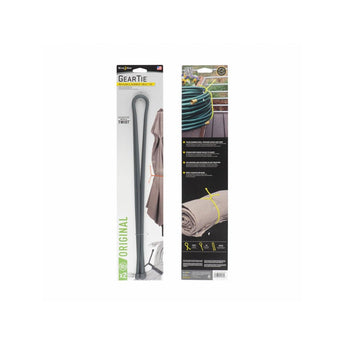 GEAR TIE TWIST TIE, CHARCOAL - length 32"-NITE IZE-