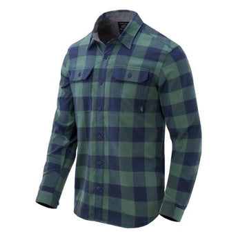 GreyMan Shirt - Moss Green Checkered-HELIKON-S-