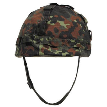 Helmet with plastic coating Flecktarn-MFH-