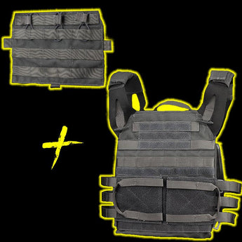 JPC Tactical Vest 2.0 plus front accessory package standard triple package - Grey-Wosport-