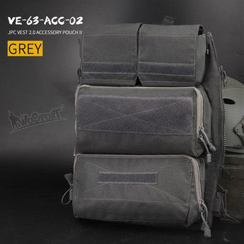 JPC vest 2.0 Accessory Bag II - Grey-Wosport-