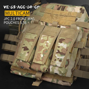 JPC vest 2.0 front accessory package 5.56 triple package - MC-Wosport-