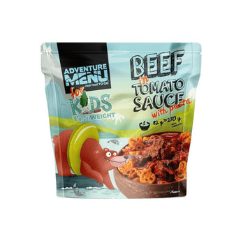 KIDS Lightweight Beef in tomato sauce with pasta 250g-Adventure Menu-