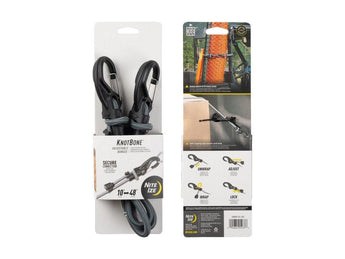 KNOTBONE(TM) ADJUSTABLE BUNGEE 25-122cm, grey-NITE IZE-