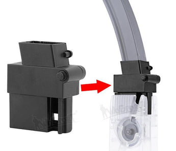 Adattatore caricatore Wosport Lever Speedloader MP5 — Nero-Wosport-