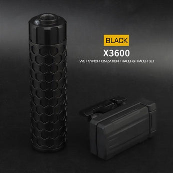 Lighter X3600 tracer unit plus chrono - Black-Wosport-