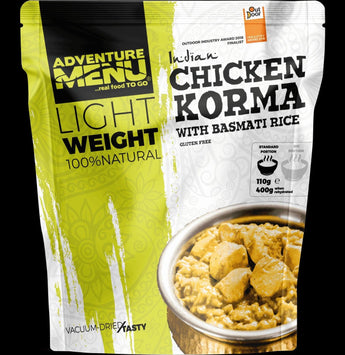 Lightweight Chicken Korma with Basmati rice 400g-Adventure Menu-