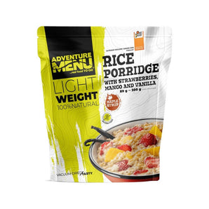Razione Adventure Menu Porridge di riso leggero fragola, mango e vaniglia-Adventure Menu-
