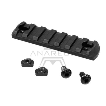 Sezione di slitta Magpul M-LOK Rail Section Polymer 7 Slots — Nero-MAGPUL-