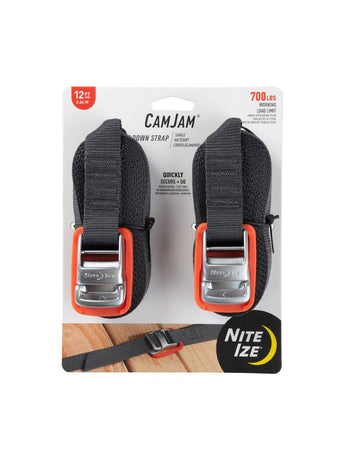 Nite Ize CamJam Tie Down Straps 12ft - 2 Pack-NITE IZE-