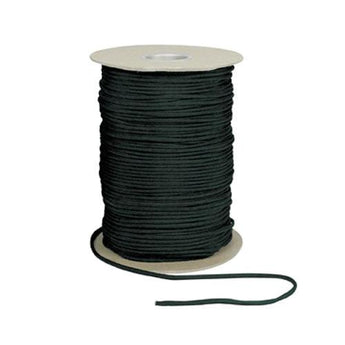 Nylon Paracord cord on reel 100 cm x 4 mm, Black-ROTHCO-