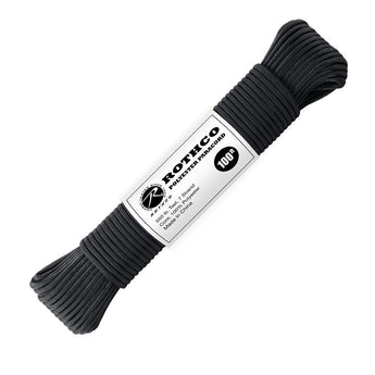Paracord 30m - Black-ROTHCO-