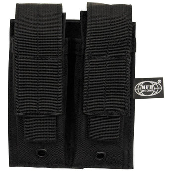 Pouch MOLLE Double - BLACK-MFH-