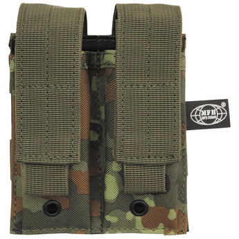 Pouch MOLLE Double - Flecktarn-MFH-