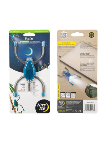 Rechargeable Microlight Nite Ize BugLit - Blue Charcoal-NITE IZE-