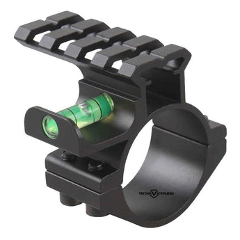 Anello per ottica Vector Optics SCACD-07 30 mm con slitta e livella — Nero opaco-Vector Optics-