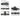 Set di cinghie nere AFH-02 per lampade frontali Fenix-FENIX-