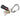 SLIDELOCK CARABINER STAINLESS STEEL, black - size 6-NITE IZE-
