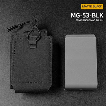 SRMP MOLLE Open Single M4 magazine storage bag/Pouch - Black-Wosport-