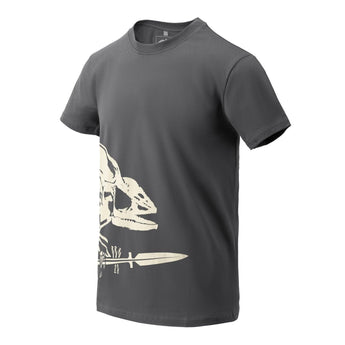 T-Shirt (Full Body Skeleton) - Shadow Grey-HELIKON-S-
