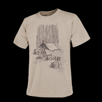 T-Shirt (Home Sweet Home) - Khaki-HELIKON-S-