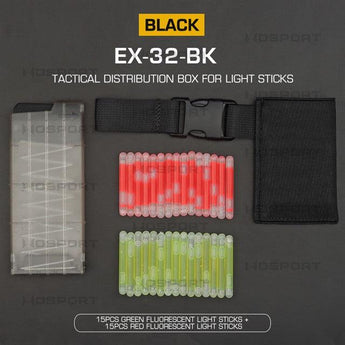 Tactical Distribution Box for Light Sticks - Black-Wosport-