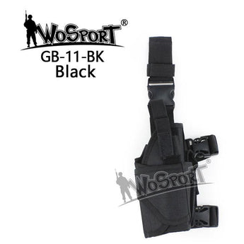 Tactical leg holster Tornado, black-Wosport-