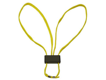 Textile disposable handcuffs (set of 5 pcs) – yellow-ESP-