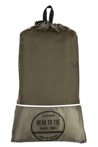 Travel Towel Head To Toe, olive-SNUGPAK-