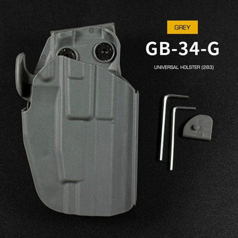 Fondina Wosport GB34 Sub-Compact da cintura — Grigio-Wosport-