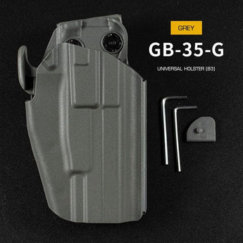 Fondina Wosport GB35 Universal Belt Holster Full Size — Grigio-Wosport-